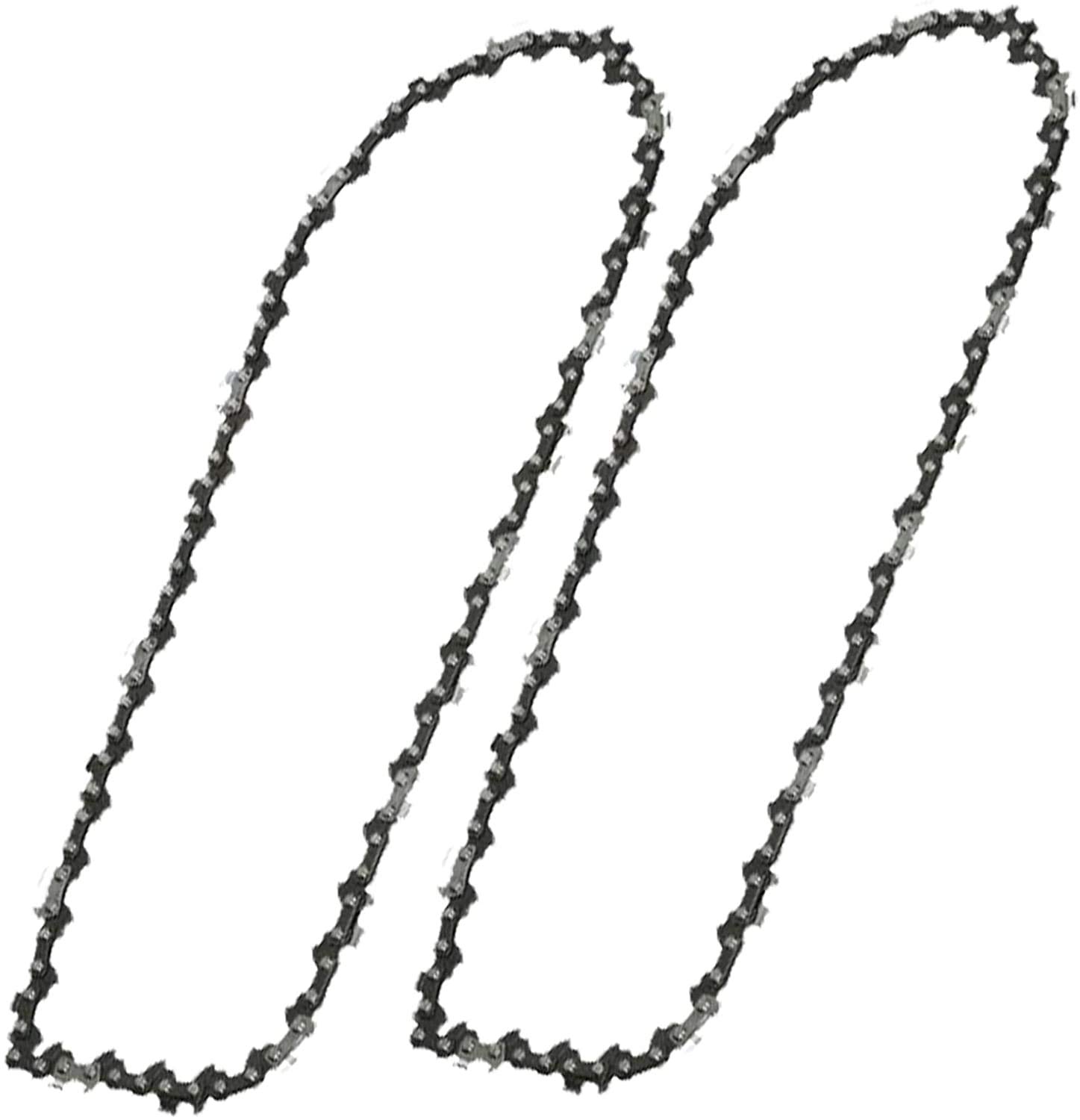 SPARES2GO Chainsaw Chain 45 Drive Link 30cm 12" Compatible with Ryobi OCS1830 RCS36 RCS36B Li Saw (Pack of 2)
