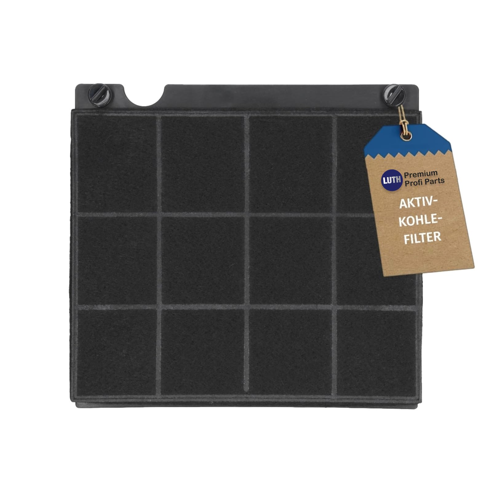 LUTH Premium Profi Parts Kitchen Hood Filter, Activated Carbon, Compatible with AEG, Electrolux, Husqvarna etc., 230x30x210mm, Rectangular, 9029800456