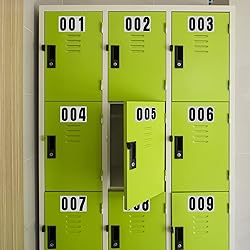 5 PACK,300 Numbers, Reflective Adhesive Mailbox