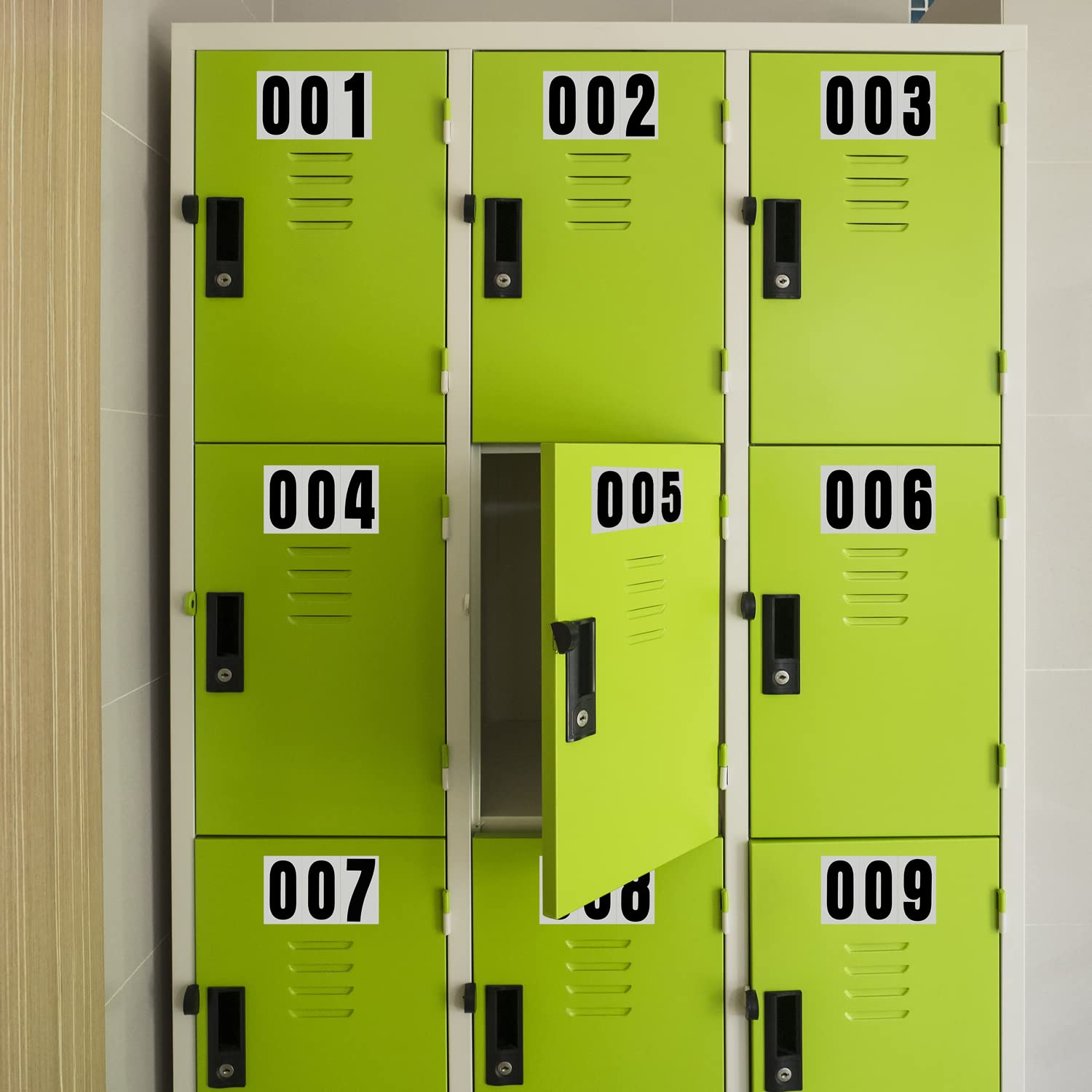 60 Numbers, Reflective Adhesive Mailbox Number Pack, 3