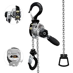 FITHOIST Chrome Plated Mini Chain Hoist 1/4 ton