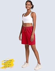 MAGCOMSEN Womens Hiking Shorts with Elastic