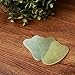Wispun 2pcs Skin Facial Care Gua Sha Guasha Treatment Massage Natural Jade Board Traditional Scraping Scraper Tool