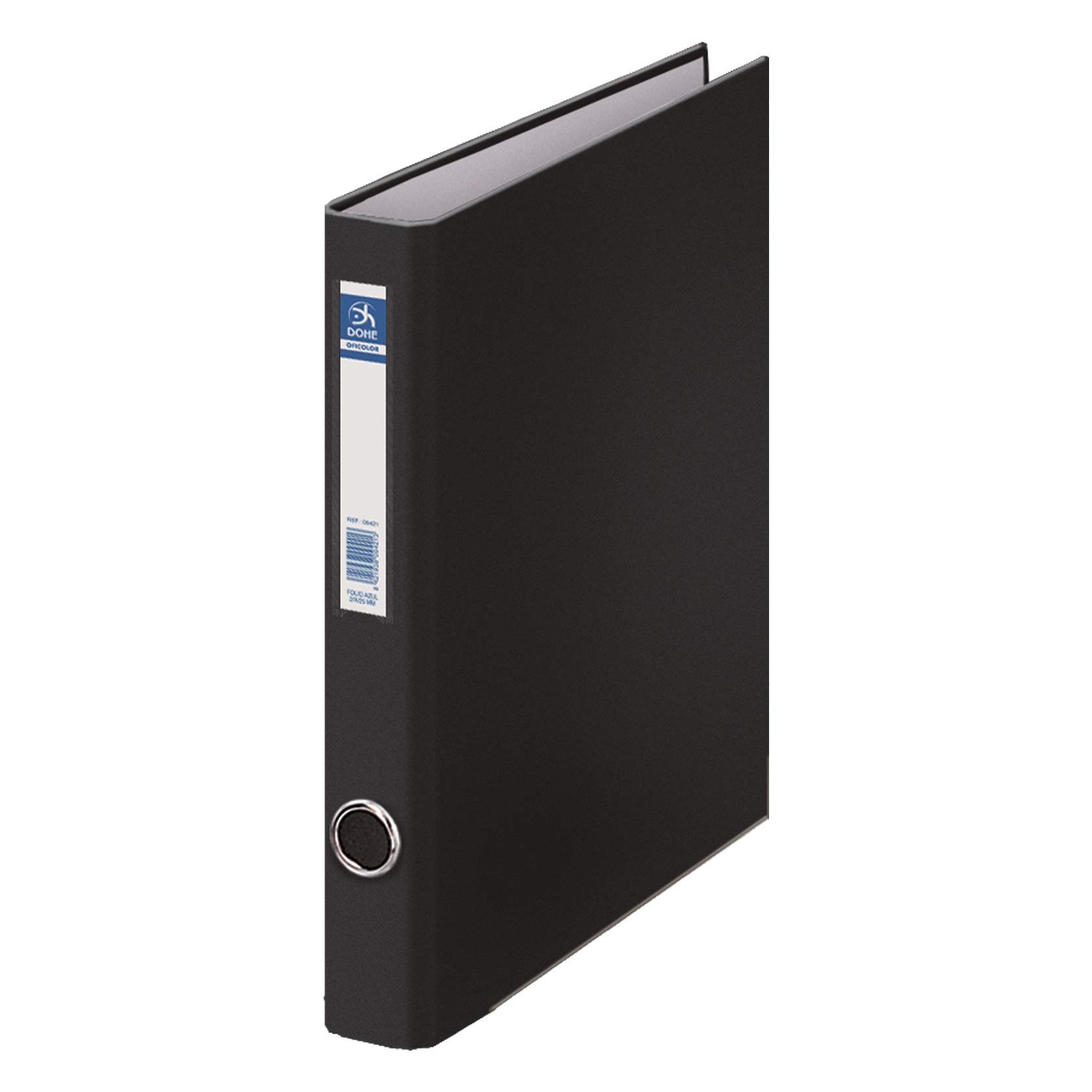 dohe oficolor – Folder 2 Rings 25 mm, A4, Black