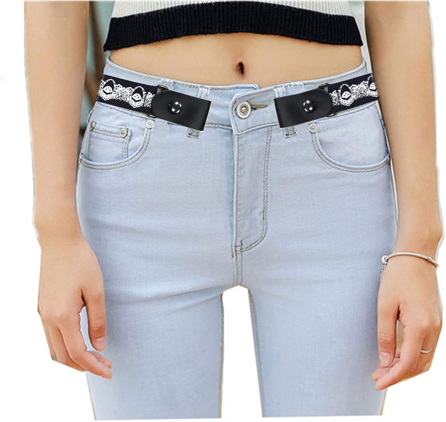 amazon buckleless belt