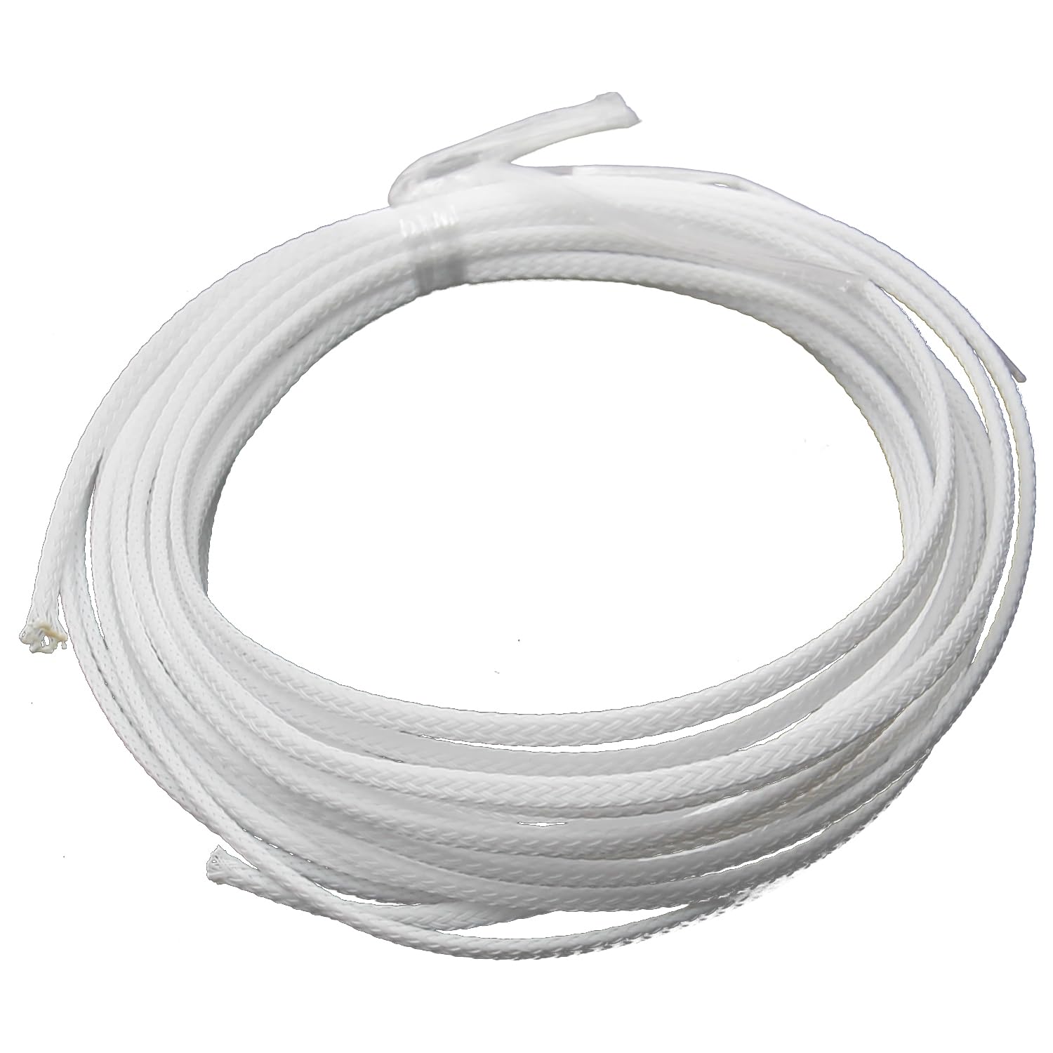 Othmro Cable Management Sleeve, 5m White Cable Tidy Sleeve, Diameter 3mm, Cord Protector, Braided Cable Organizers for Office Cord, Insulation Protection, 1 Pc