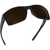 TOROE Super Dark Black Out Polarized Sunglasses Extreme Light Sensitivity Advanced UV Protection C4 Impact Resistant