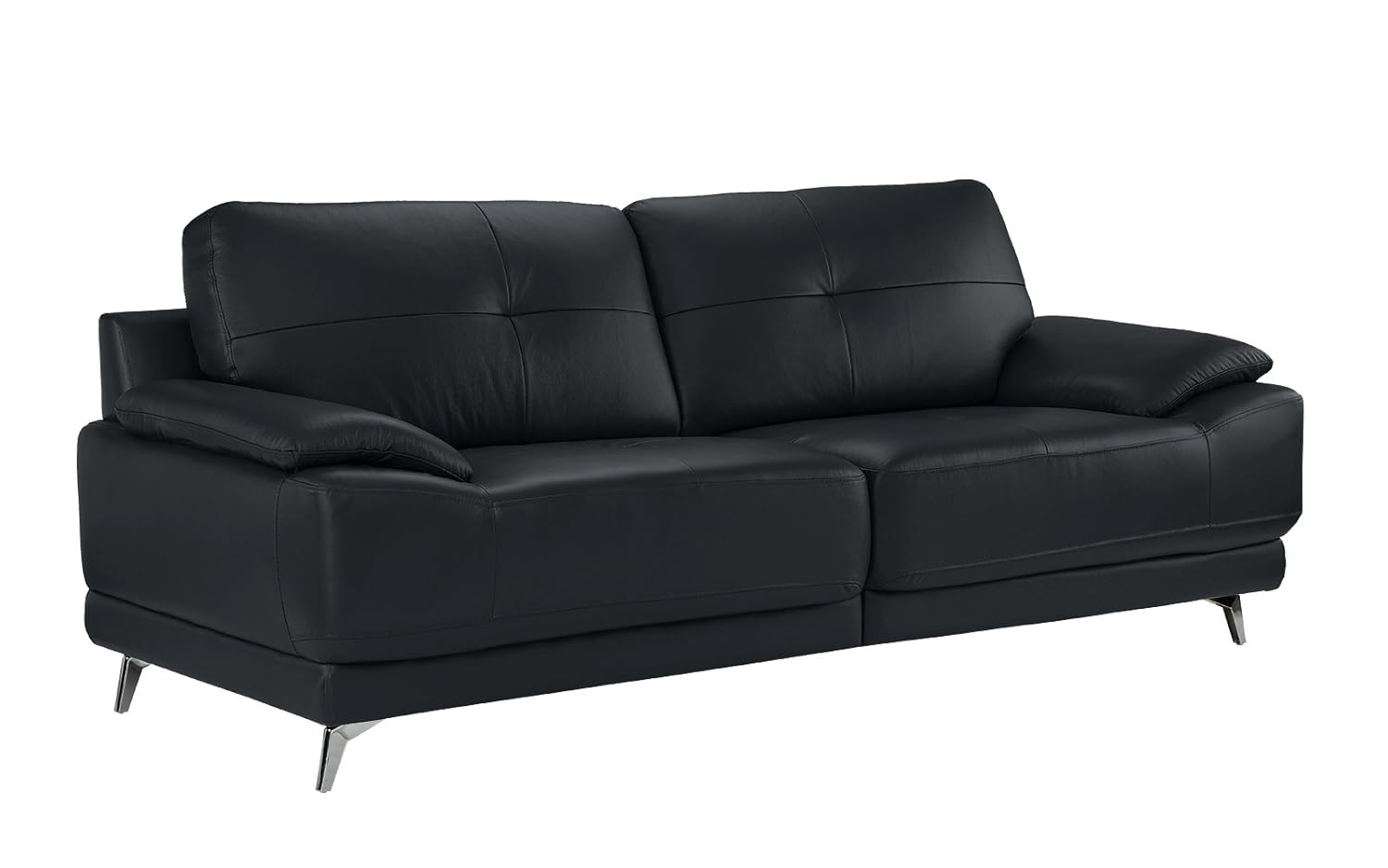 Best modern style white bonded leather sectional sofa