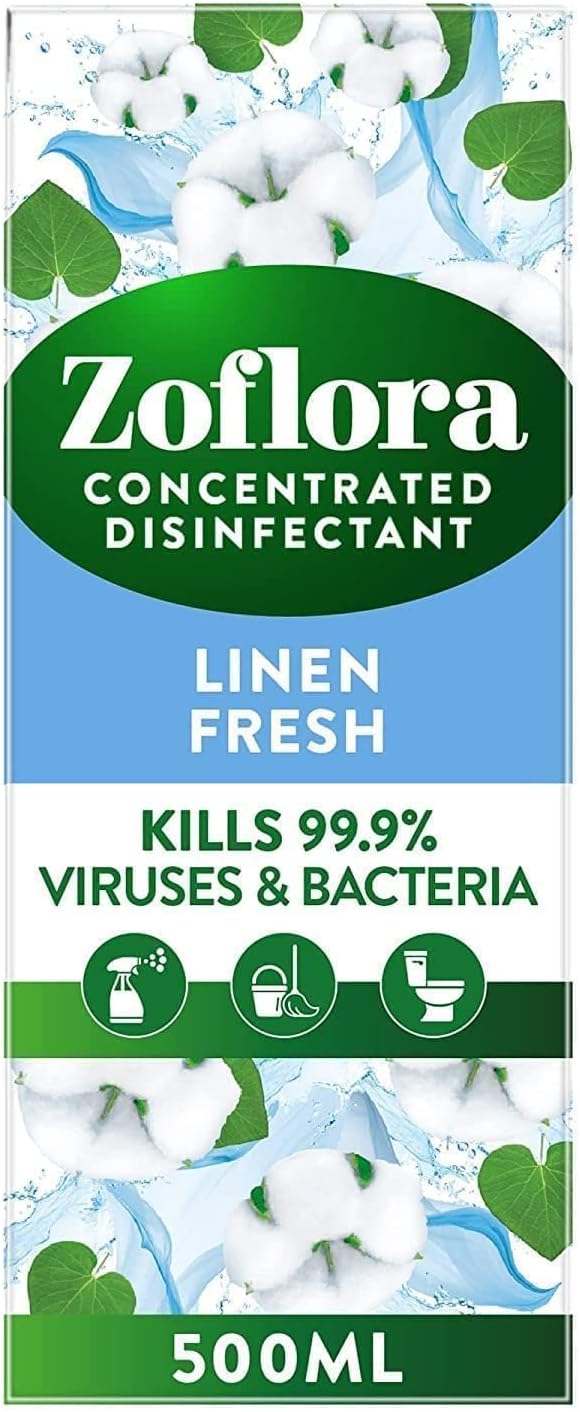 Zoflora Linen Fresh 500ml Concentrated Disinfectant All Purpose Cleaner