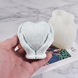 LdawyDE 3D Heart Candle Moulds Silicone - DIY Soap Molds for Crafts view 6