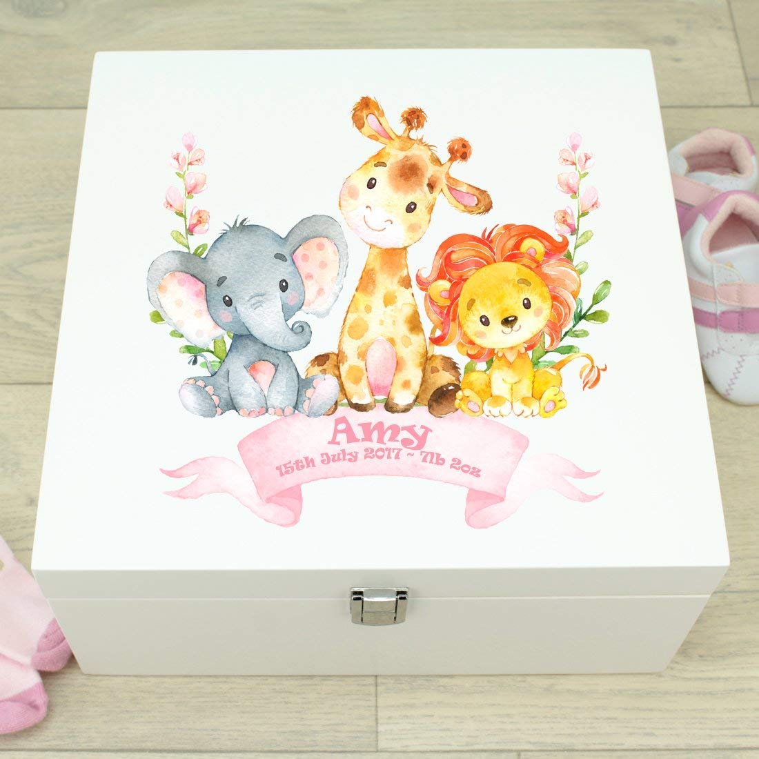 wooden baby memory box
