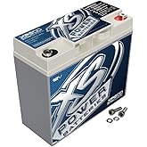 XS Power XP600 600 Amp AGM Secondary Battery with M5 Terminal Hardware - 12 Volt 20Ah Deep Cycle AGM Powercell for Car Audio Stereo Systems