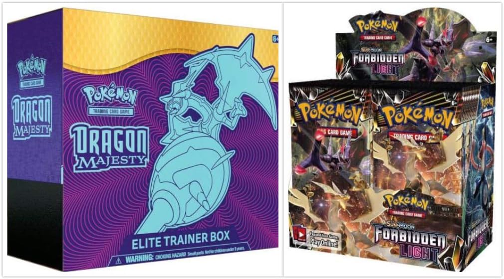 Pokémon Dragon Majesty Elite Trainer Box and Pokémon TCG