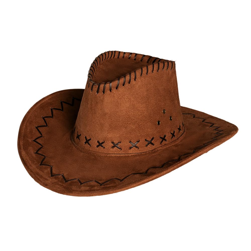 Boland 01268 - Cowboy Hat for Adults, Western Hat for Fancy Dress Costumes, Sheriff, Gaucho, Cowgirl, Halloween, Carnival, JGA