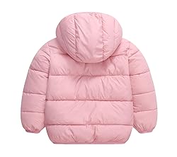 Happy Cherry Toddler Girls Fleece Jacket Hooded