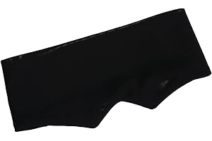 Rulercosplay Blindfold - Visible Anime Cosplay Glasses, Eyemask (Black)