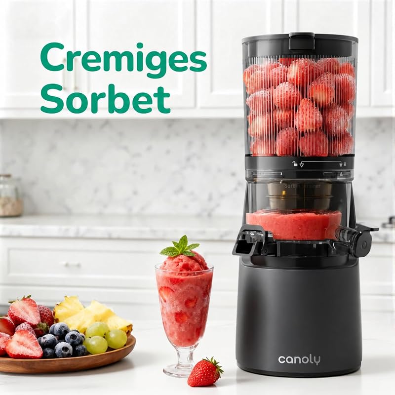3-in-1-Entsafter (Slow Juicer) mit 150 mm breitem Einfüllschacht — Foto 4 von 8
