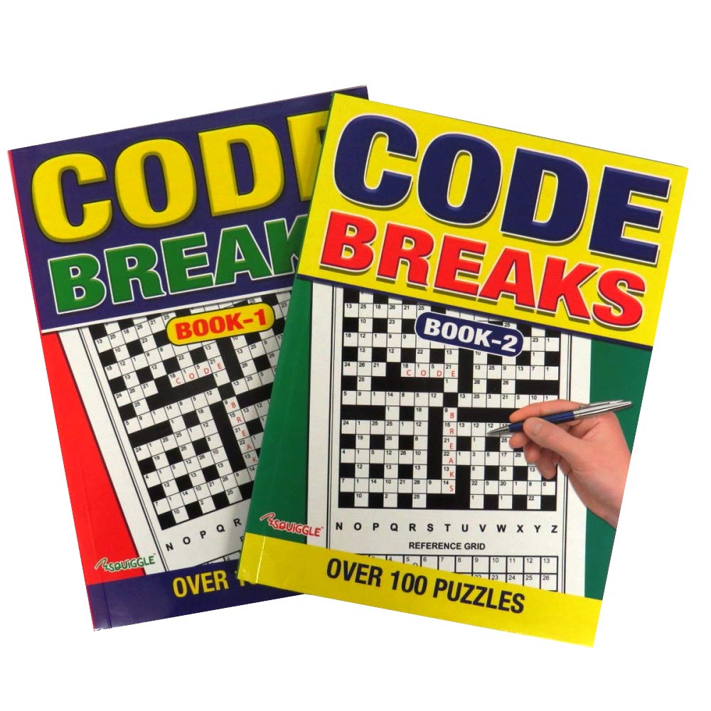 Code Breaks Jumbo Puzzle Book - Books 1 and 2, 258 Puzzles