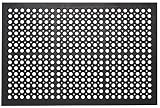 Envelor Home and Garden Anti Fatigue Commercial Rubber Door Mat Durable Restaurant Kitchen Non-Slip Bar Drainage Utility Floor Mat Indoor Outdoor Wet Area Doormat 24 x 36 Inches