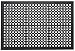 Envelor Home and Garden Anti Fatigue Commercial Rubber Door Mat Durable Restaurant Kitchen Non-Slip Bar Drainage Utility Floor Mat Indoor Outdoor Wet Area Doormat 24 x 36 Inches