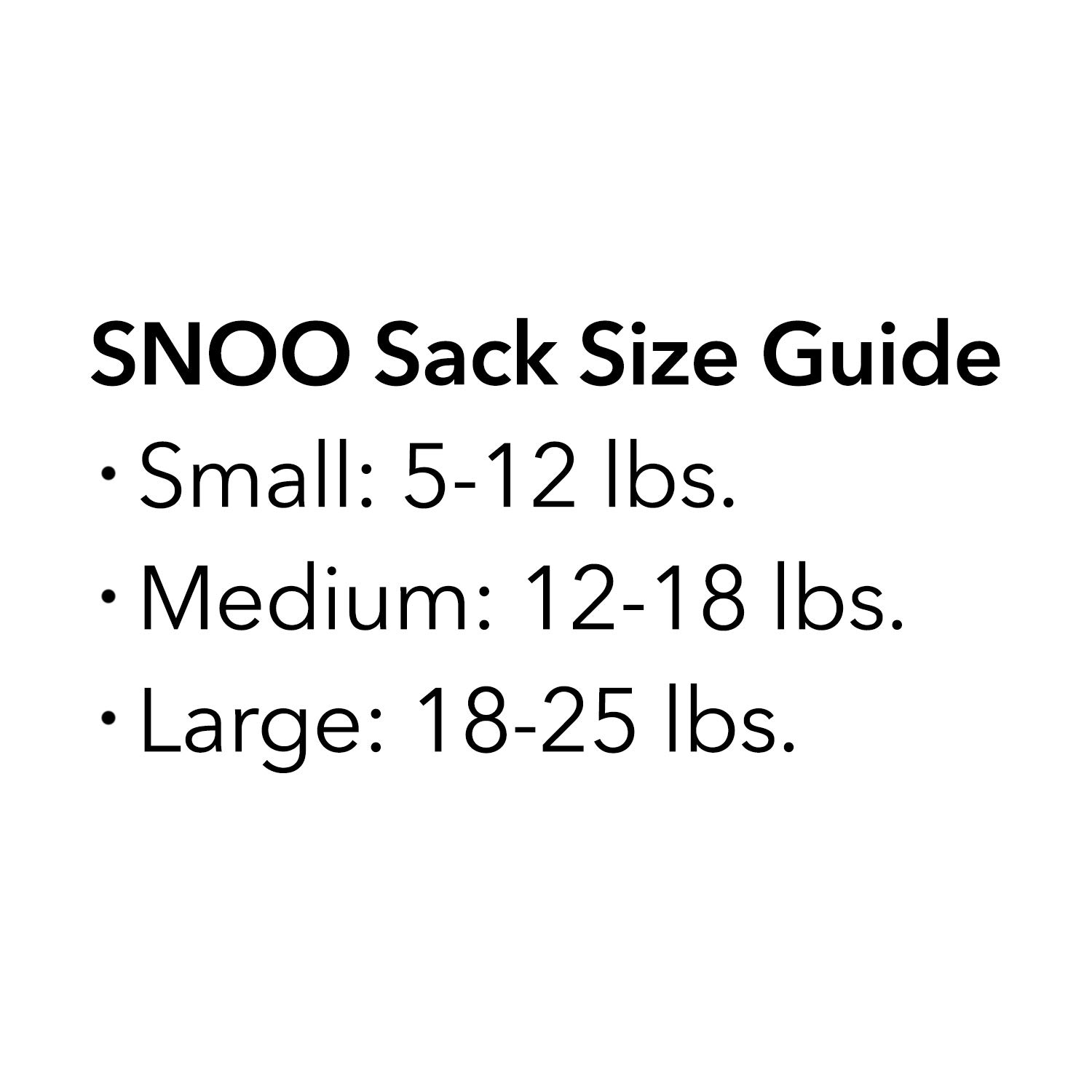 small snoo sack