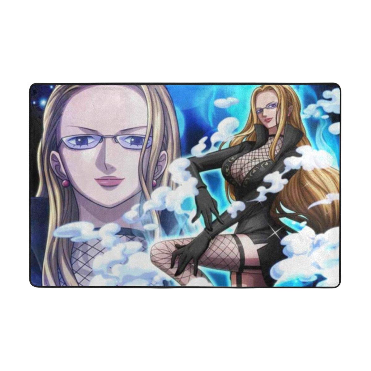 Classic Ultra-Soft Area Rug with 72 x 48 in, Anti-Pilling Water Absorption Japanese Anime One Piece 
