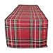 DII Holiday Dining Table & Kitchen Décor Metallic Fabric, Christmas Table Runner, 14x108, Red Tartan Plaid