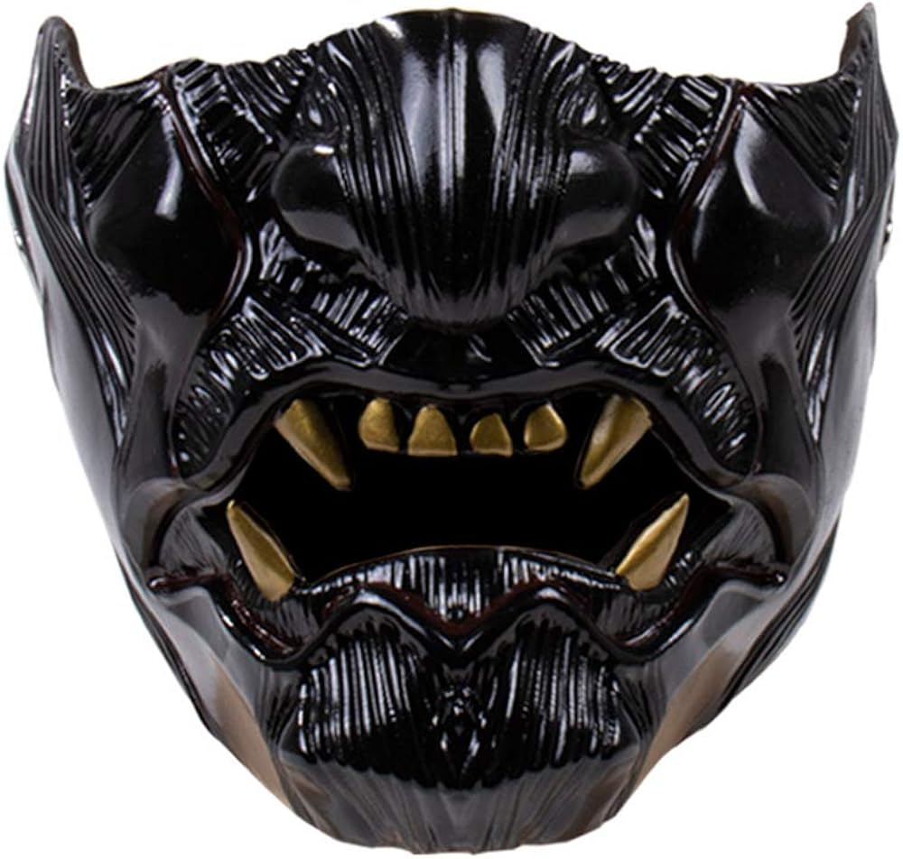 Ghost of Tsushima Mask For Men, Deluxe Vinyl Game Masks