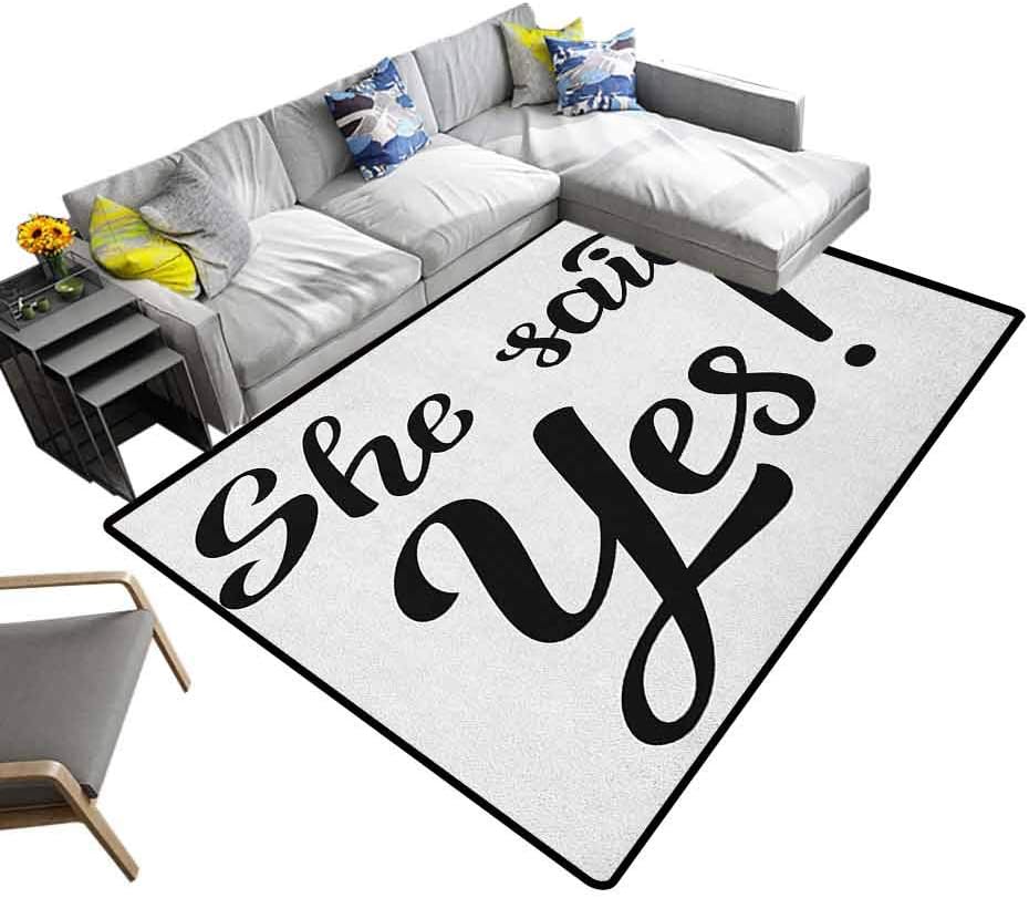 Area Rug Engagement Party, Contemporary Painting Art Rug