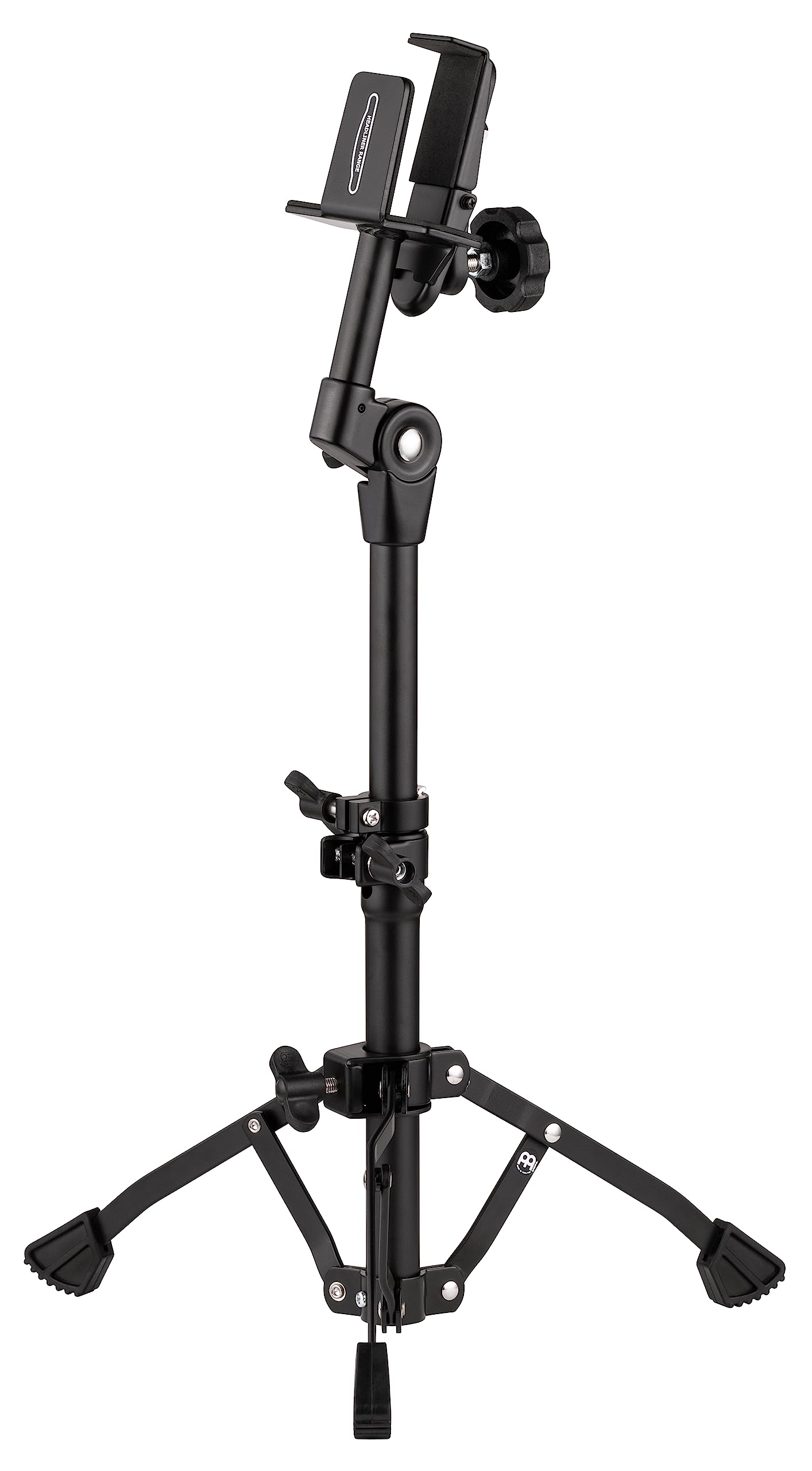 Meinl Percussion Cajon Bongo Stand - Double Stand for Two Bongos for Cajon Playing - Steel, Black (THBS-S-BK)