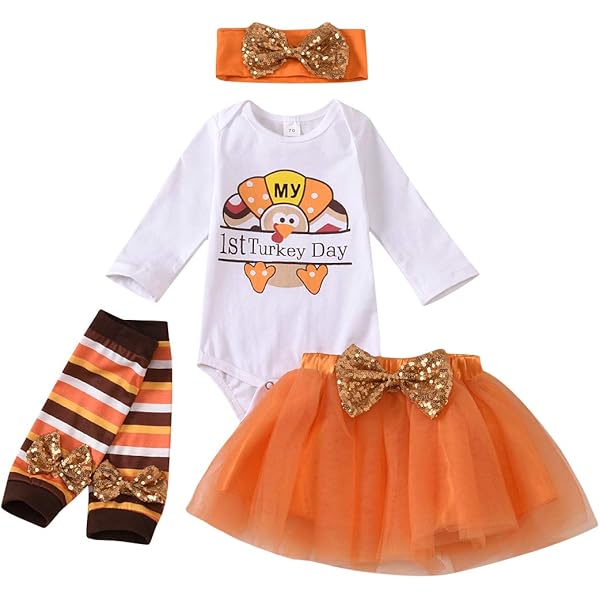Amazon.com: In Fashion Kids Baby Girls Fall Thanksgiving Turkey Dress (3  Months) Multi: Clothing, Shoes & Jewelry