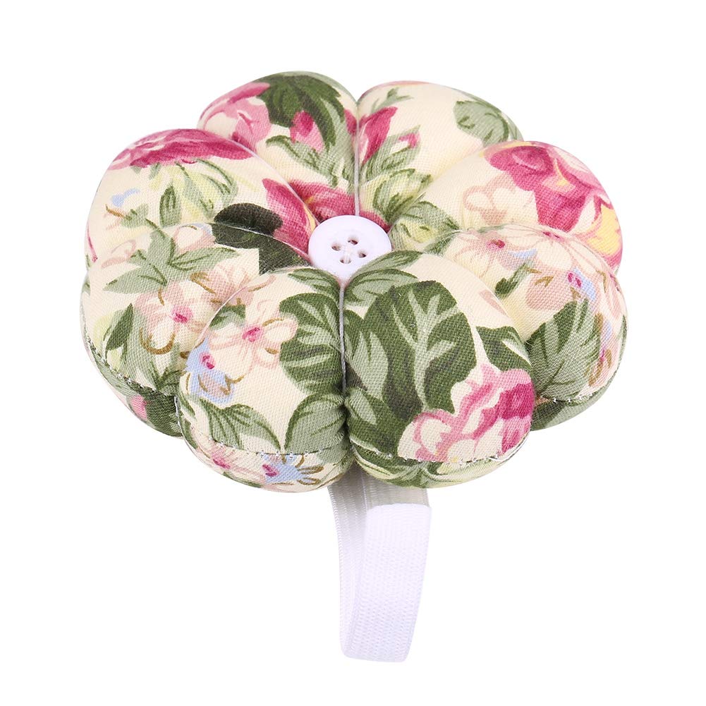 Fdit Sewing Pin Cushion, Stylish Adjustable Comfortable Pin Cushion, Wrist Wearable Travel Daughter Young Girls for Mother DIY Craft Work Home Grandmother(Number 13)