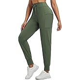 baleaf Women's Fleece Lined Pants Thermal Water-Resistant Winter Joggers Warm Running Athletic Sweatpants with Pockets