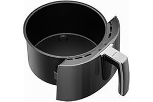 CROASK Air Fryer Basket for Ninja AF101,Accessories for Ninja AF100 Air Fryer,4QT Replacement Basket,Non-Stick Replacement Parts