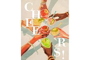 CLENDO Cocktail Paint by Numbers Kit for Adults Beginner, DIY Acrylic Oil Painting by Number Kits for Adults Canvas Without Frame, Watercolor Paint by Number Kits for Home Wall Decor 16x20inch