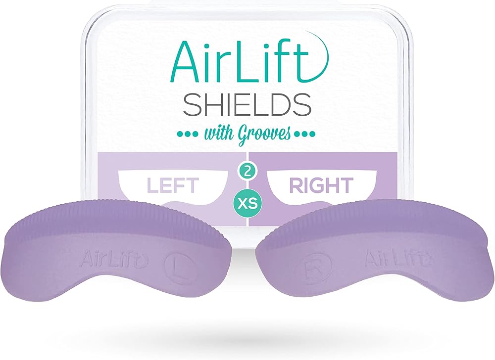 AirLift Original Silicone Lash Lift Shields XS2 Reusable Grooves