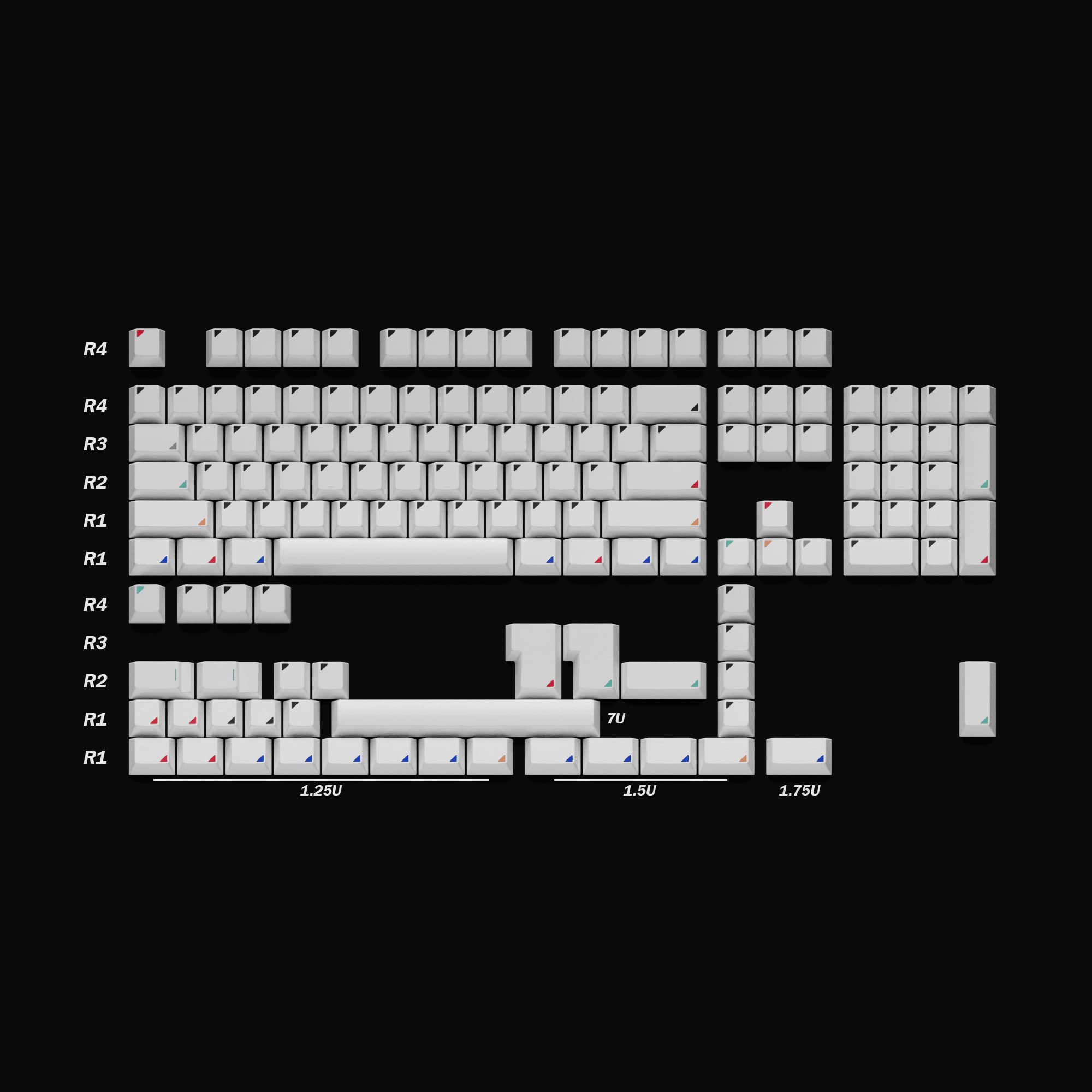 Mua HK GAMING Custom Keycaps | Dye Sublimation PBT Keycap Set for ...