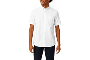 French Toast Boys Short Sleeve Classic Poplin Dress Shirt