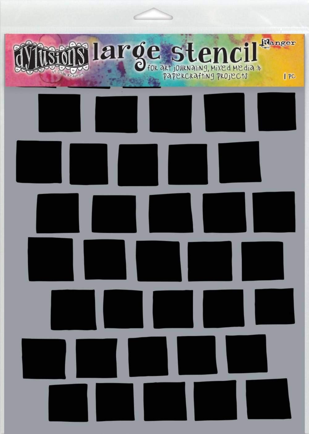 Dylusions Stencils Grid