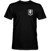 Aston Villa FC Football Club Soccer Crest Premium Cotton T-Shirt