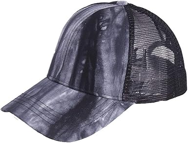 mens baseball cap with ponytail