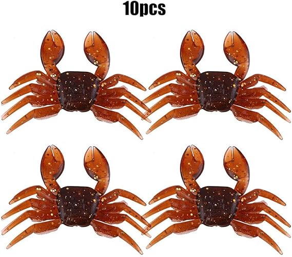 Amazon カニ釣りルアーキット 10 Pcs釣りカニルアー人工餌釣りタックル 人工プラスチックソフトカニルアー3dシミュレーション淡水釣り餌 褐色 Vgeby フィッシュフォーミュラー Amazon カニ釣りルアーキット 10 Pcs釣りカニルアー人工餌釣りタックル 人工プラスチックソフトカニルアー3dシミュレーション淡水釣り餌 褐色 Vgeby フィッシュフォーミュラー