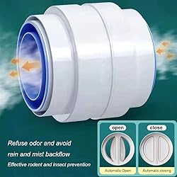 3'' 4'' Backdraft Damper Duct Draft Stopper Draft
