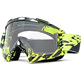 AVV Motorcycle Goggles for Men Women - Windproof ATV Dirt Bike Goggle, Anti UV Off-road Glasses For Riding MTB Motocross