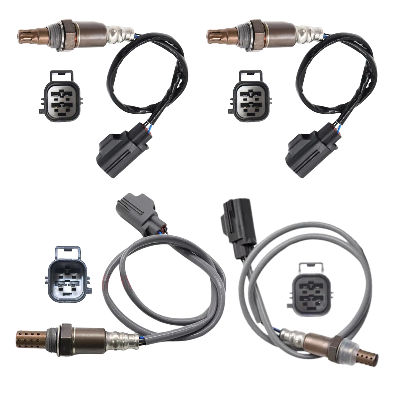 Photo 1 of AUTO OCCASION Oxygen Sensor 234-9151 234-4450 234-4451 Upstream and Downstream Front Rear O2 Sensor Kit Compatible with 2007-2014 Volvo XC90 L6 3.2L 4Pack