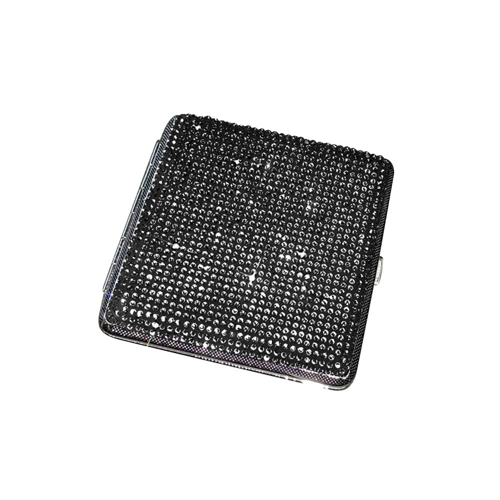 Case For Women Asudaro Bing Stainless Steel Portable Creative Diamond-Studded Ladies Case Car Storage Box