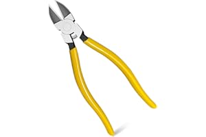 Viganoc 7-inch Ultra Sharp Side Cutter Set with Spring Loaded, Flush Cutting Pliers, Diagonal Cutting Plier for Jewelry Makin