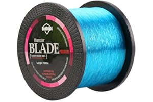 SeaKnight Blade Monofilament Fishing Line, 547Yds/ 1094Yds Japanese Material, High-Abrasion Resistance, Low-Ductility and Memory, Nylon Monofilament Line, for Fresh and Salt Water 2-35LB