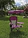 Purple Kid's Folding Chair with Canopy and Durable Carry Bag