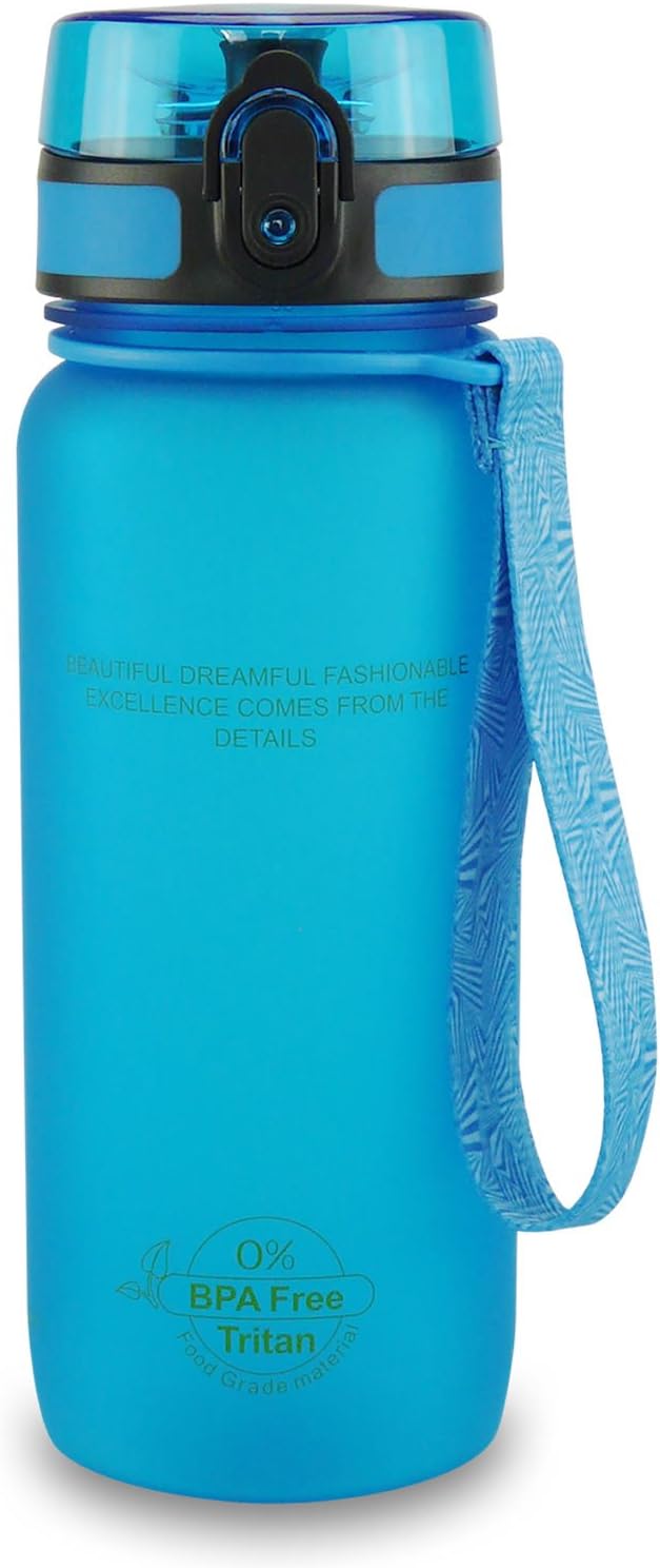 SMARDY Tritan Water bottle for drinking 350ml, 500ml, 650ml, 1l - of BPA-free plastic - one-click lid - easy to open - environmentally friendly - reusable